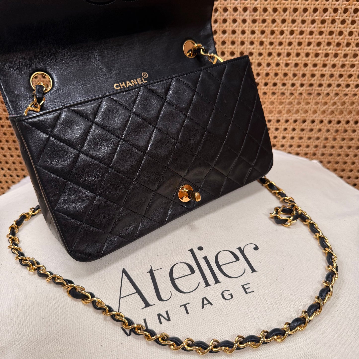 Chanel 1989 Classic Medium Rectangle Full Flap