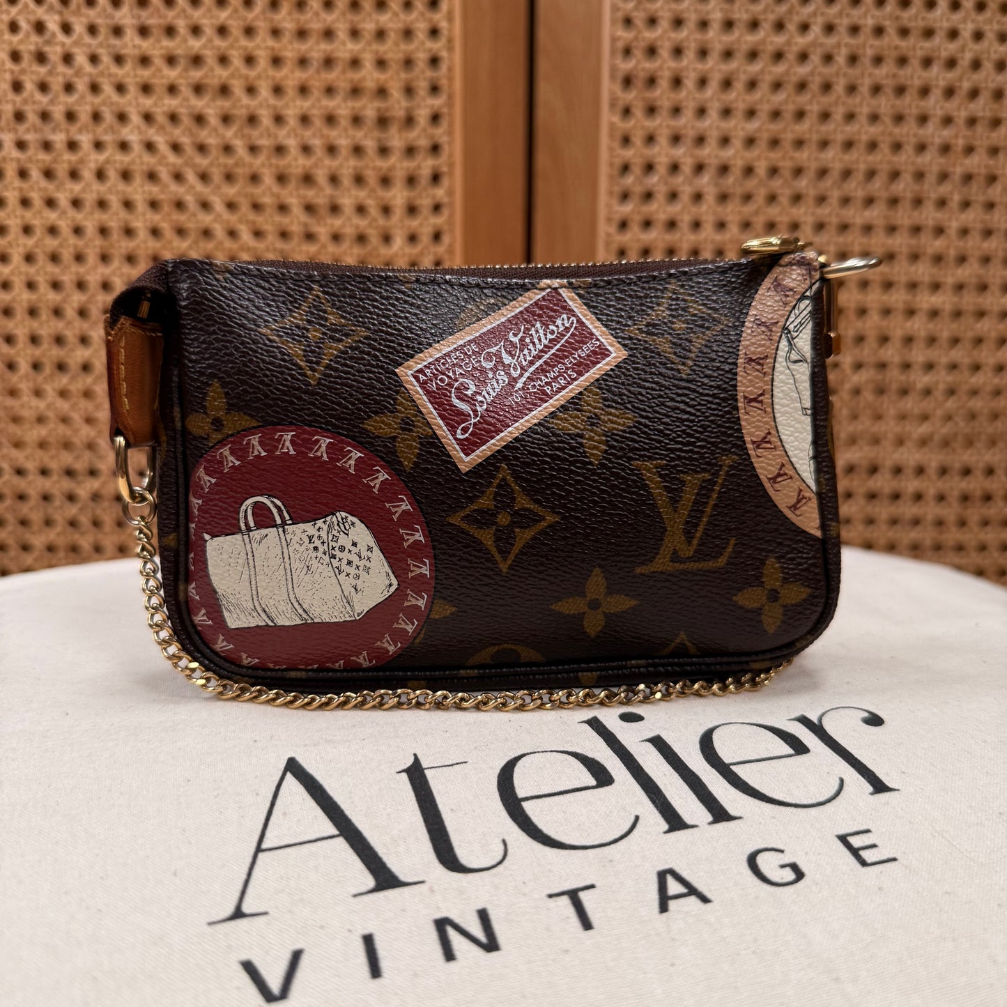 Louis Vuitton 2008 Limited Travel Edition mini Pochette