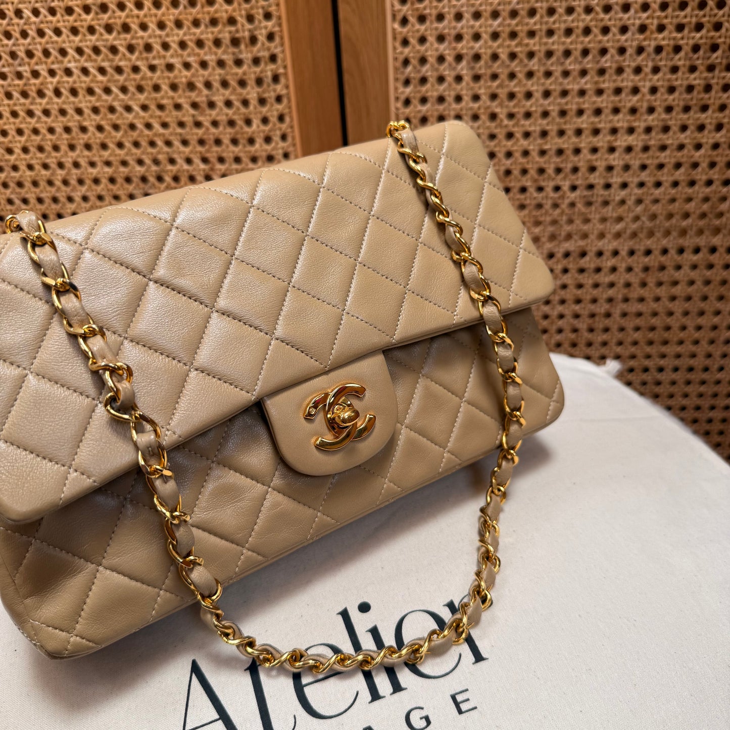 Chanel Rare 1989 Classic Double Flap Medium in Caramel