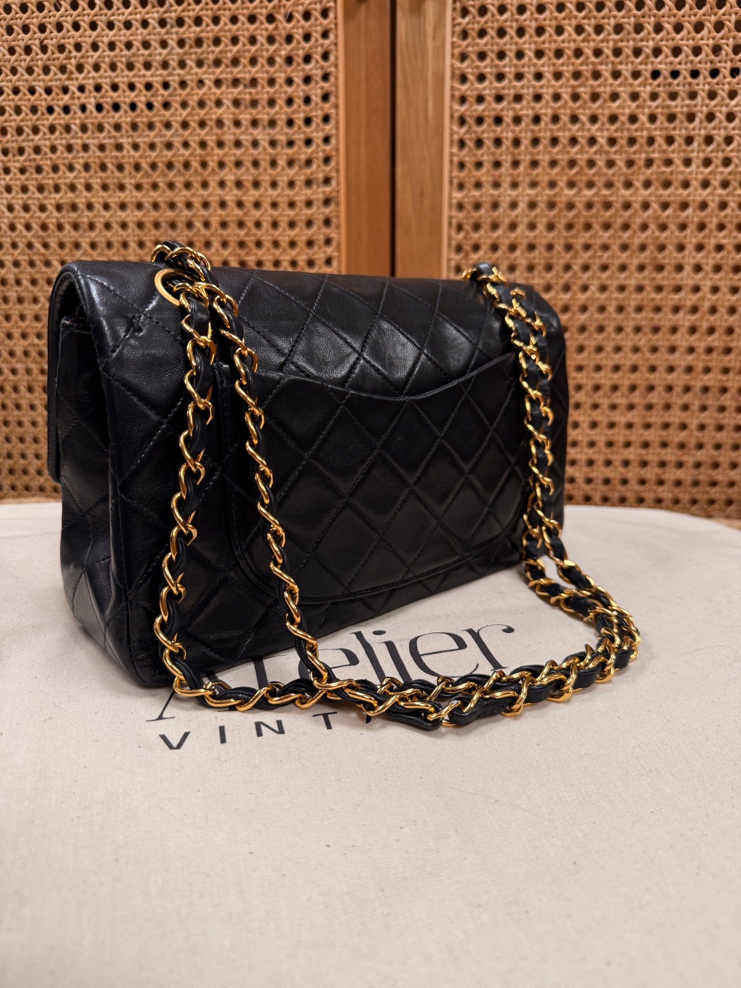 Chanel 1991 Black Classic Double Flap Small