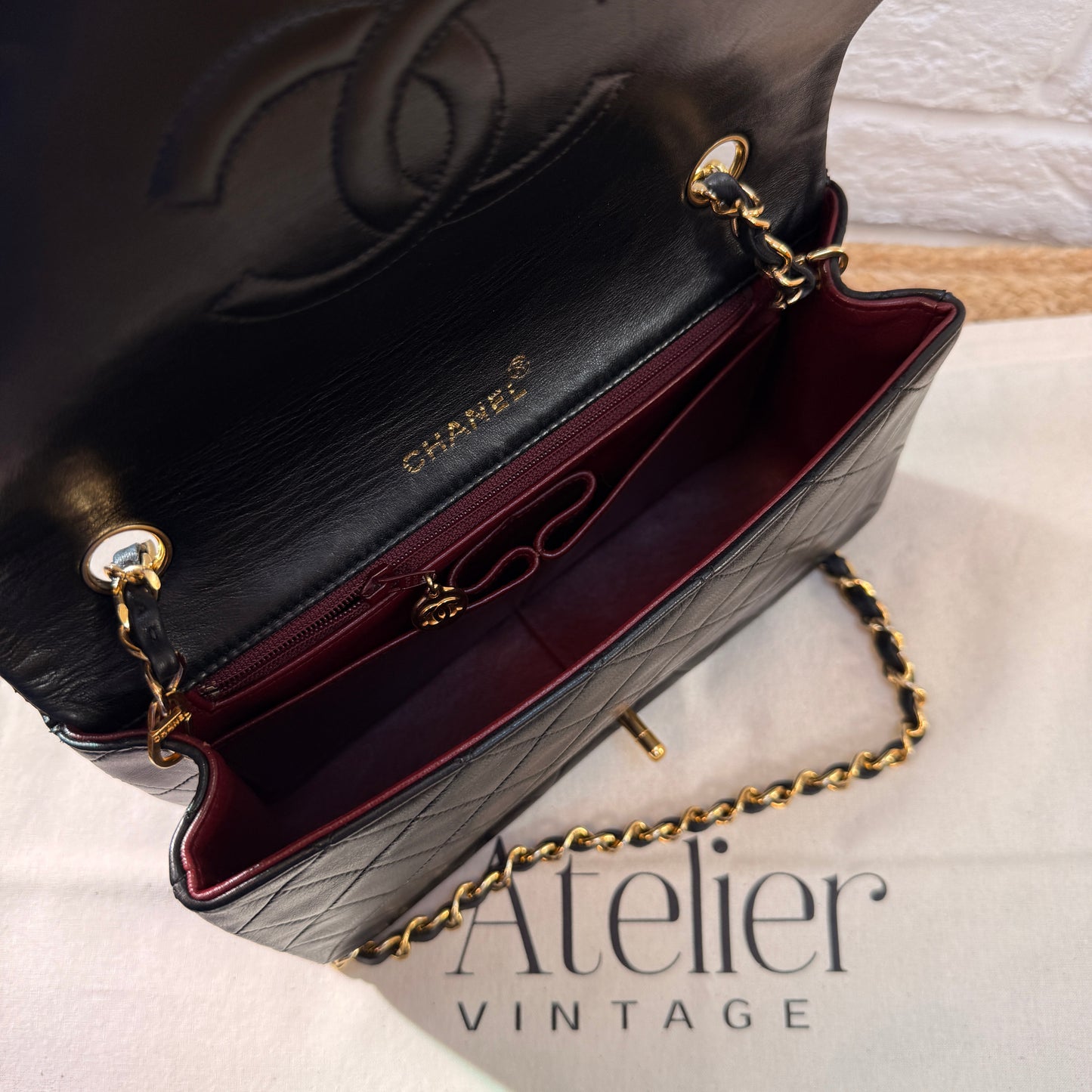 Chanel 1989 Classic Medium Rectangle Full Flap