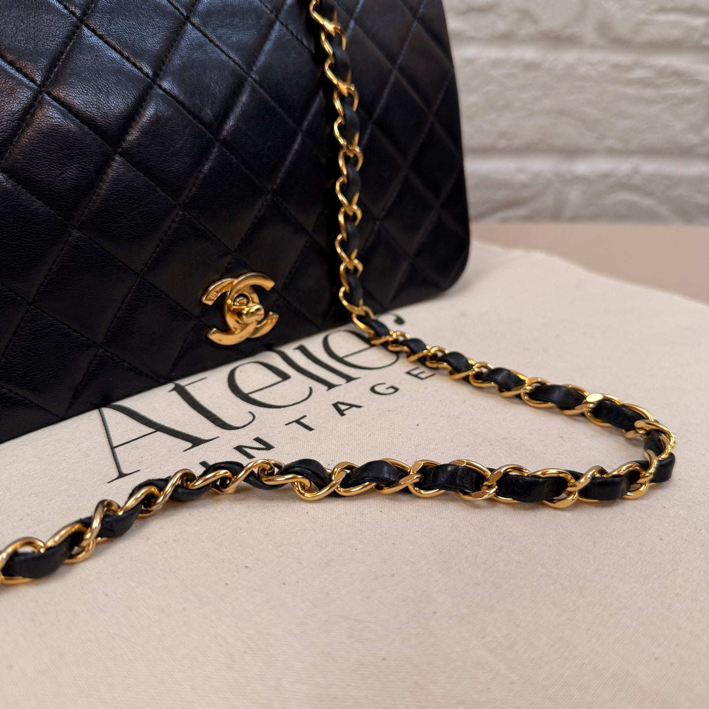 Chanel 1989 Classic Medium Rectangle Full Flap