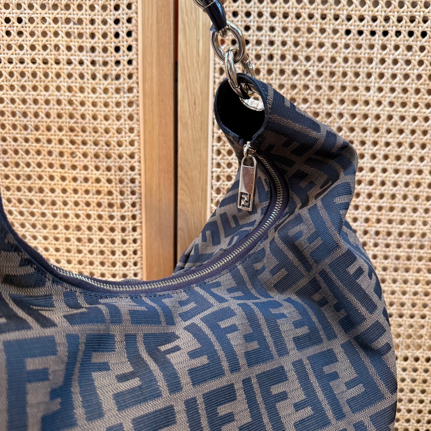 Fendi 1990s Mia Mamma Hobo Tote