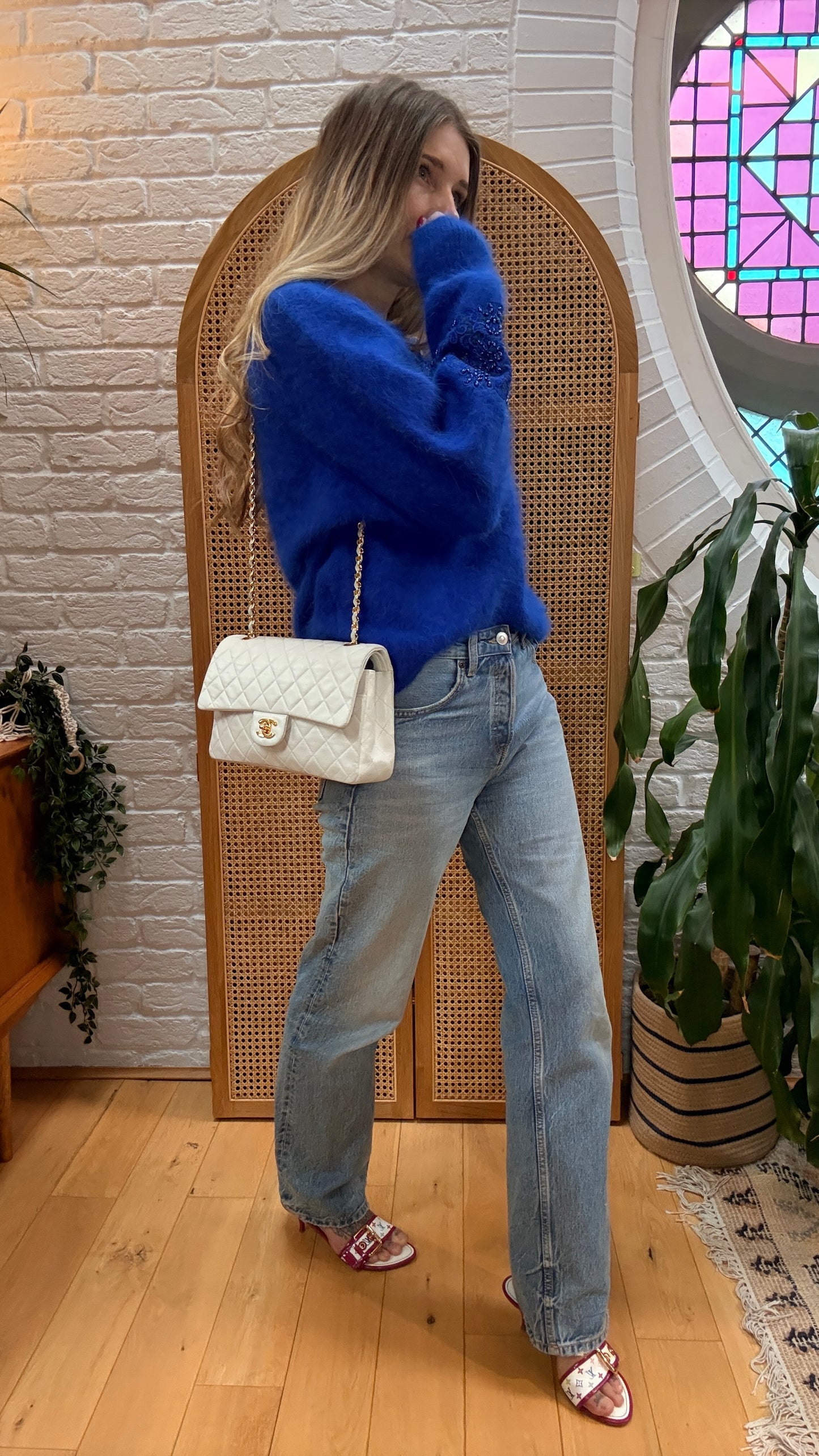 Chanel Rare 1989 Classic Double Flap Medium in Ivory