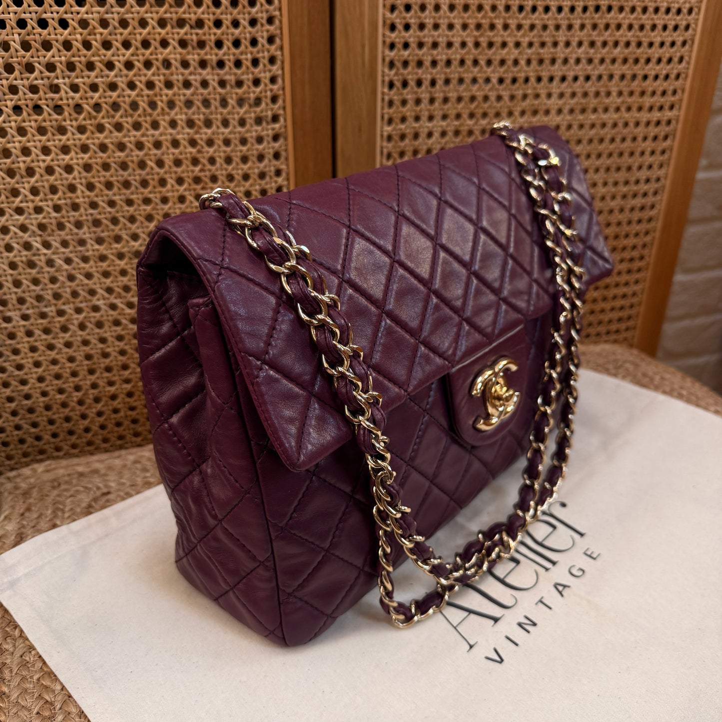 Chanel 2008 Maxi XL Raisin