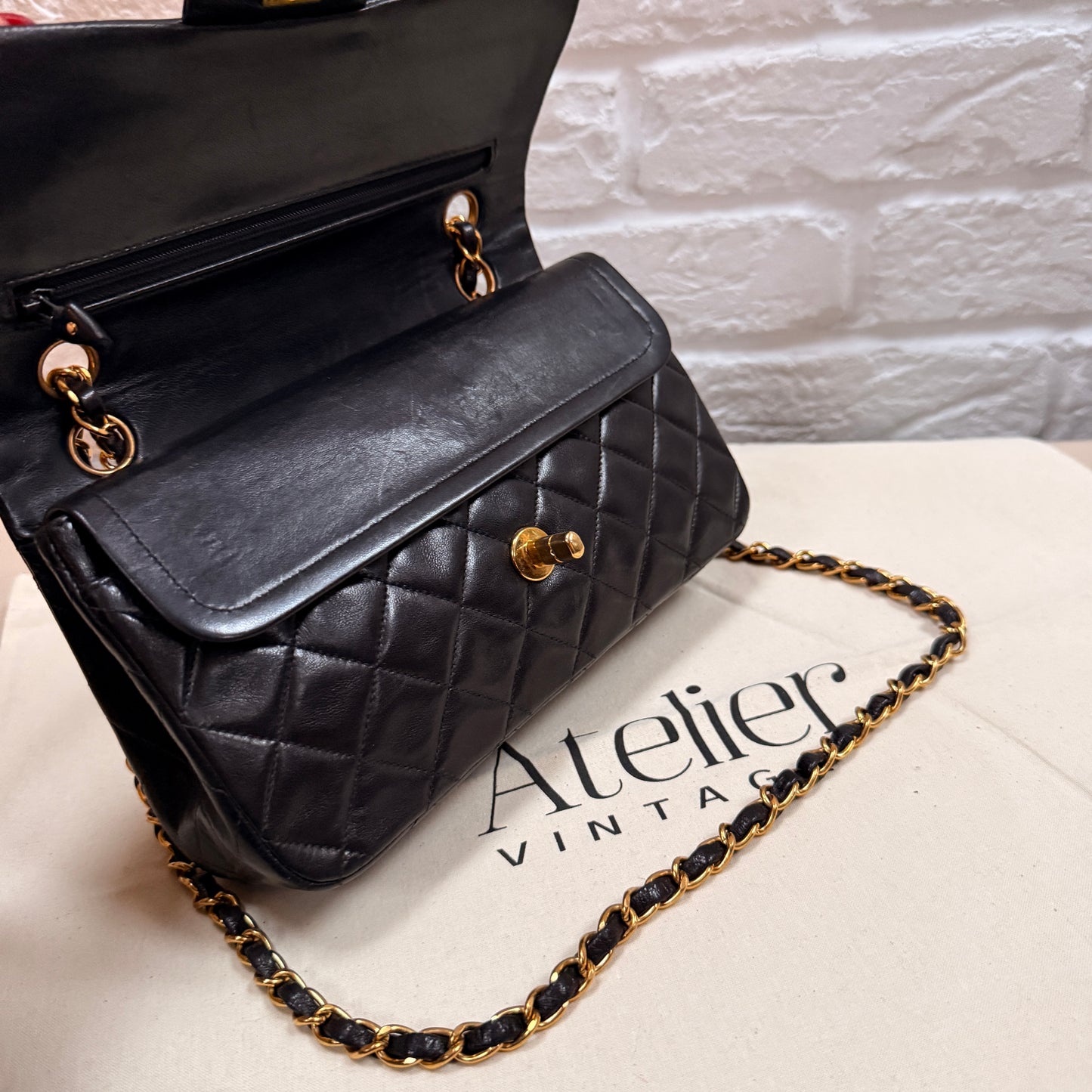 Chanel 1994 Black Classic Double Flap Small