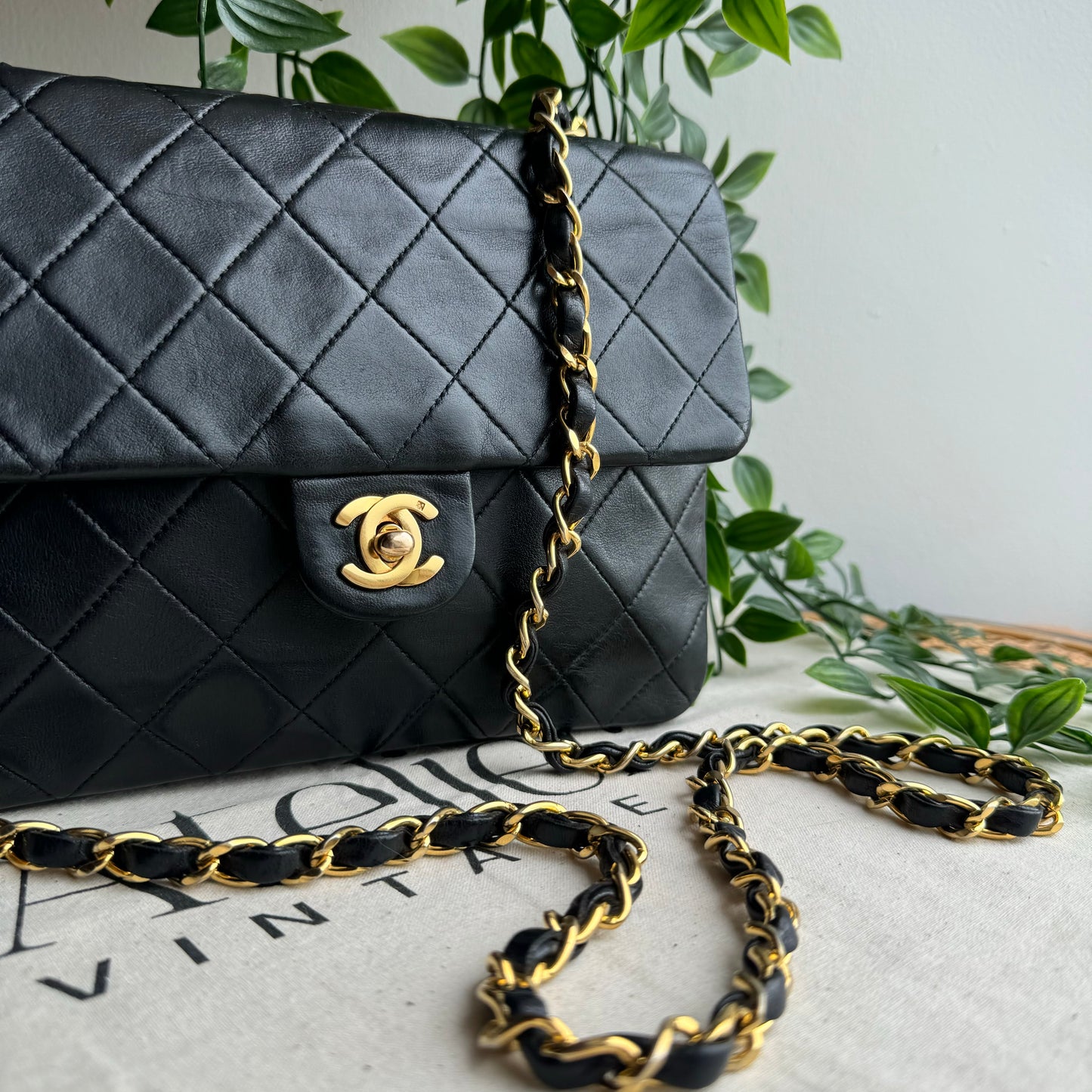 Chanel 1991 Classic Square Single Flap Medium
