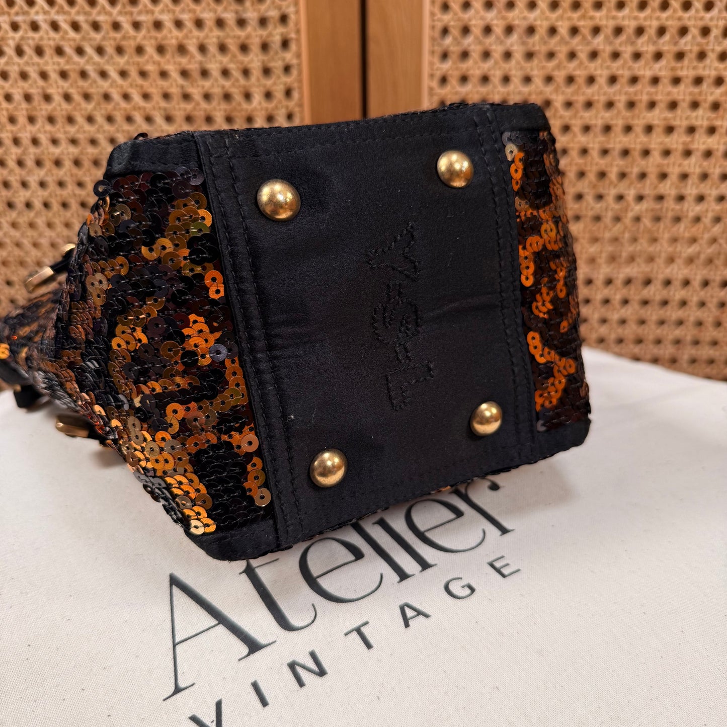 Saint Laurent 2008 limited Edition Sequin Downtown tote