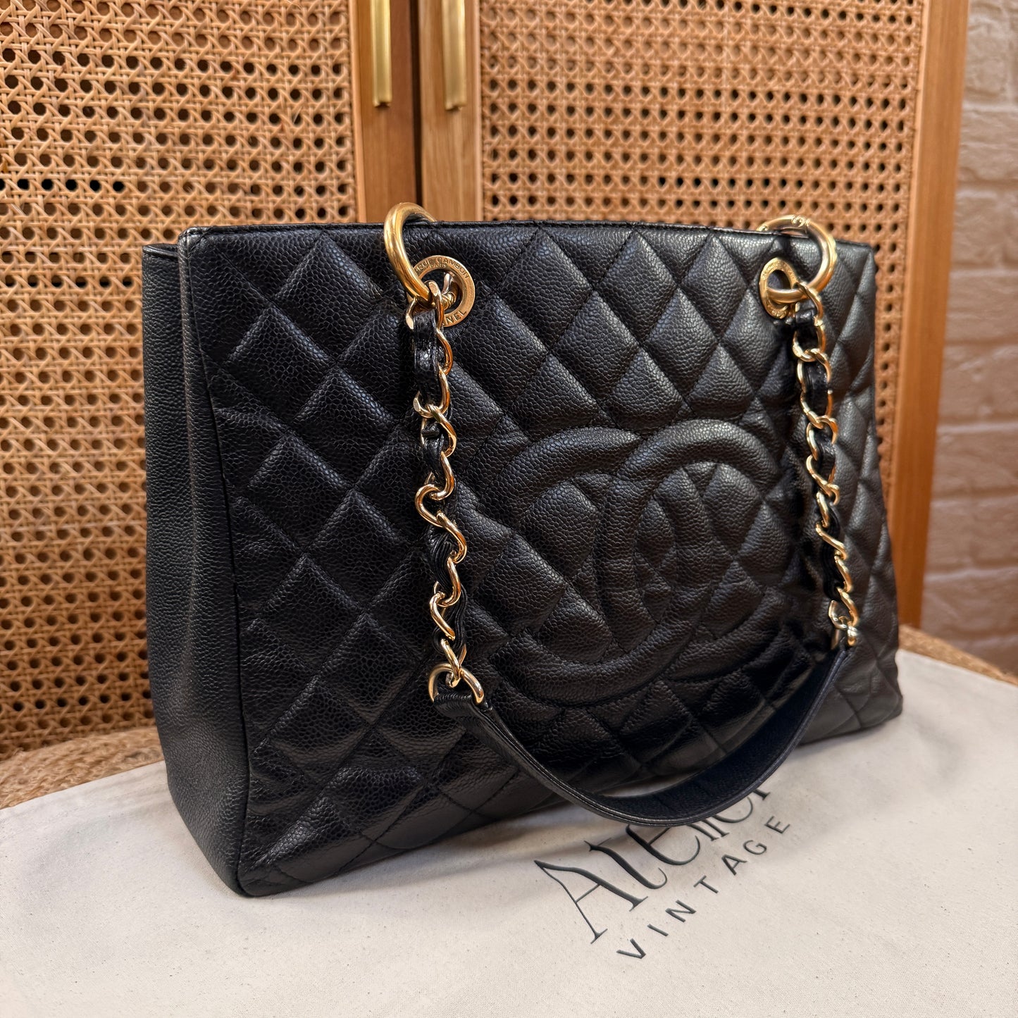 Chanel 2013 Classic Black Caviar GST