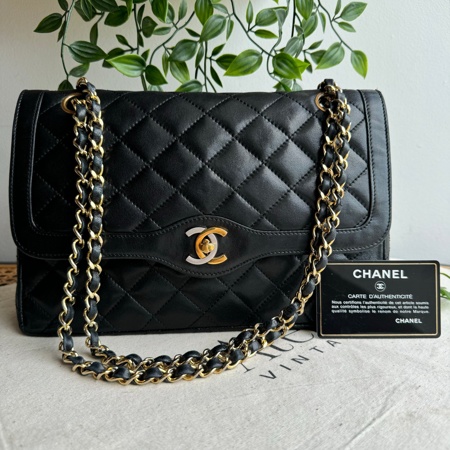 Chanel 1991 Limited Edition Paris Double Flap Medium