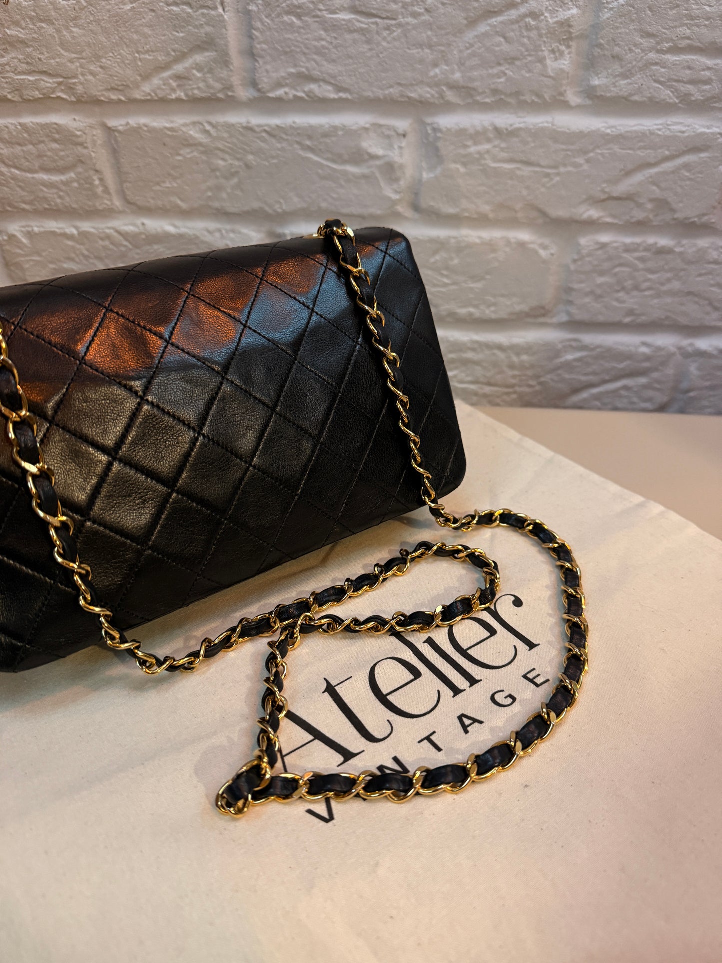 Chanel 1989 Classic Medium Rectangle Full Flap