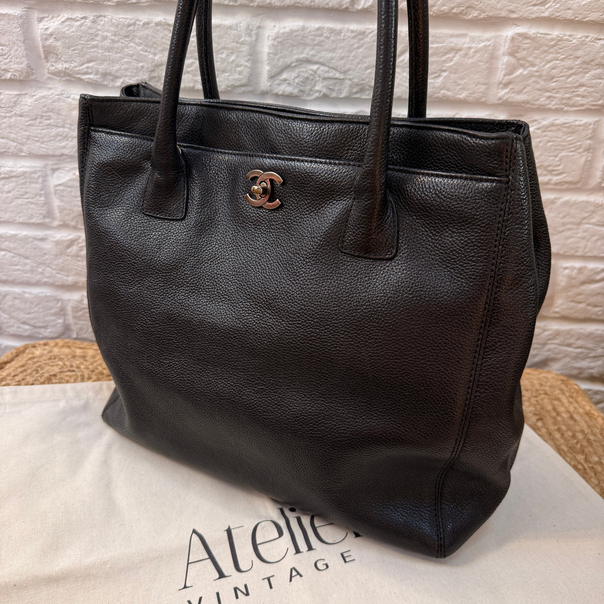 Chanel 2000 Tall Executive Cerf Tote