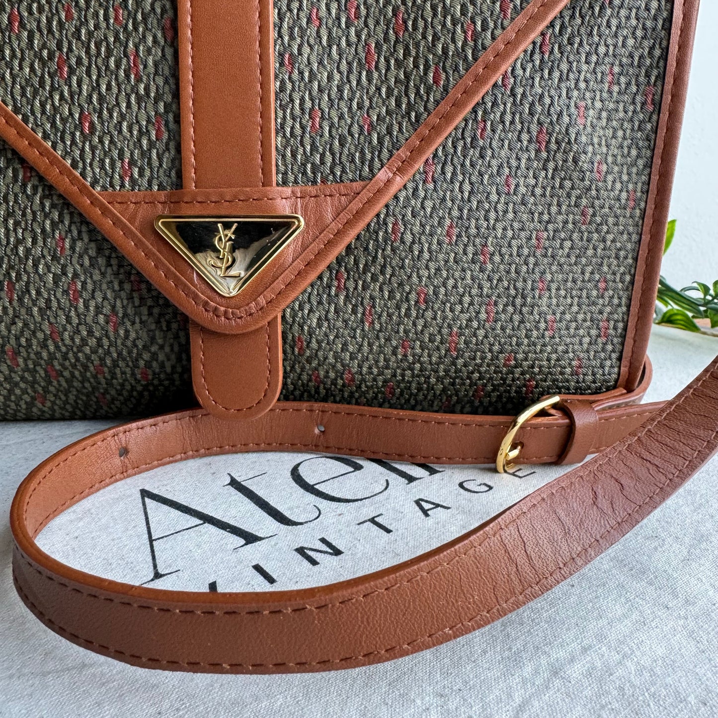 Saint Laurent 1980s Cross Body Two Way Bag