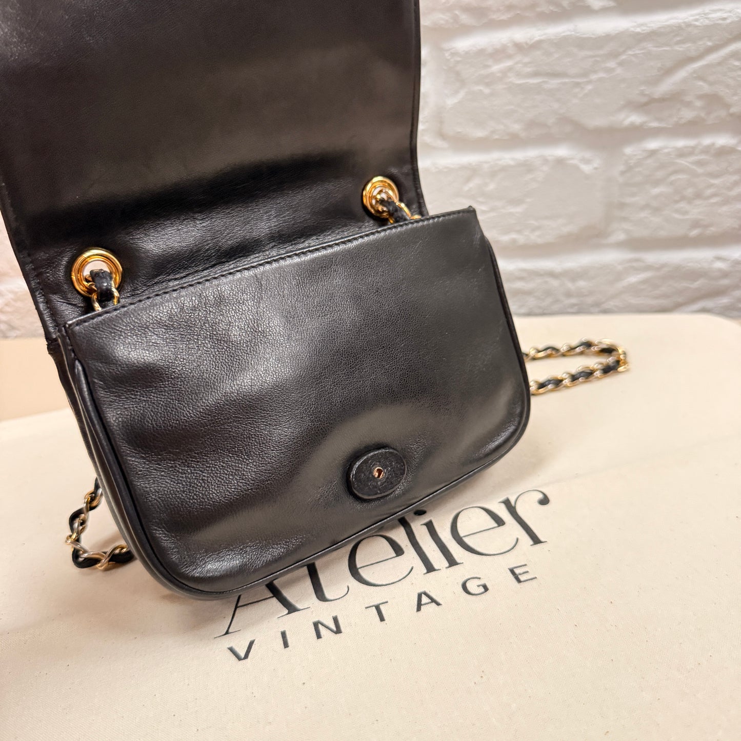 Chanel 1986 CC Quilted Full Flap