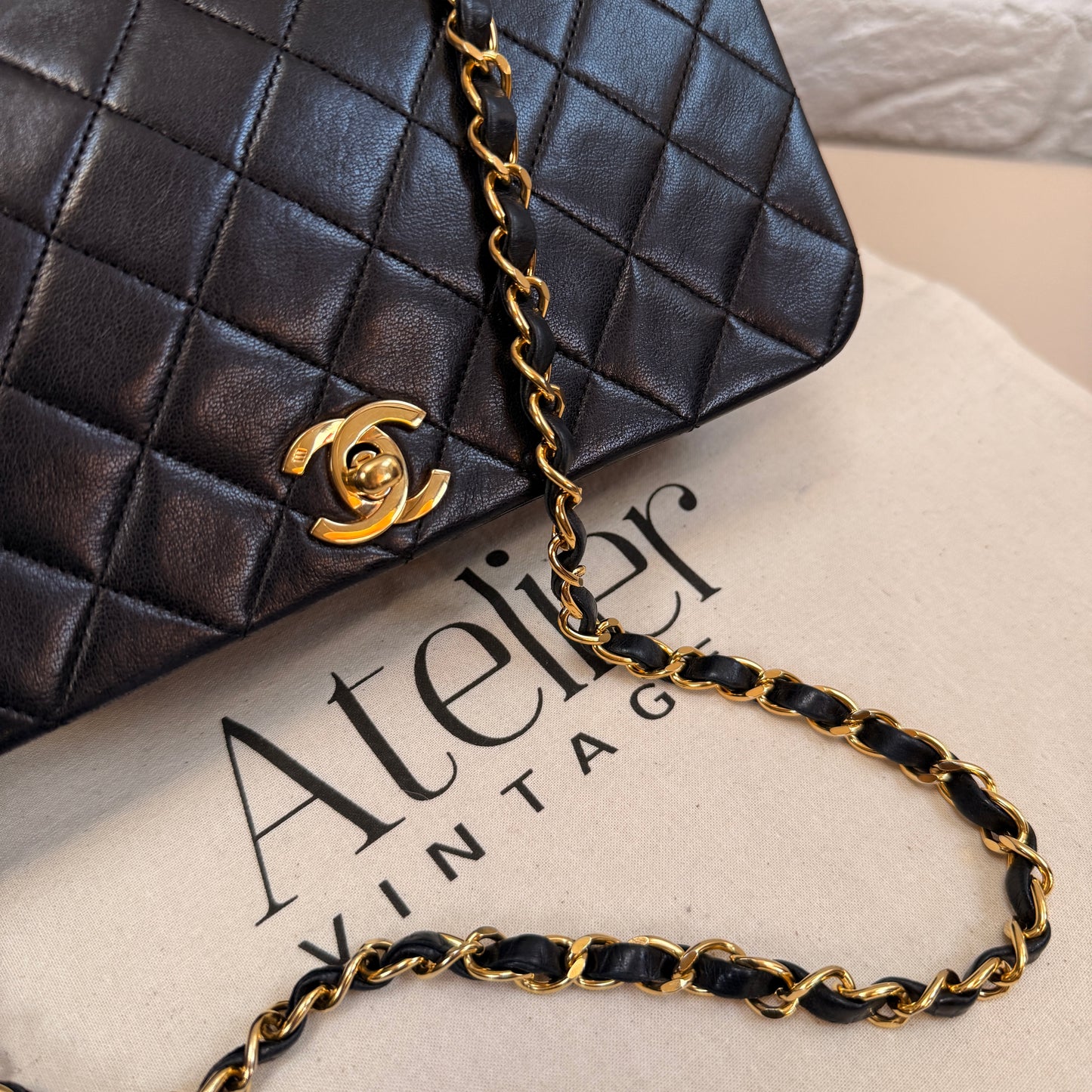 Chanel 1989 Classic Medium Rectangle Full Flap