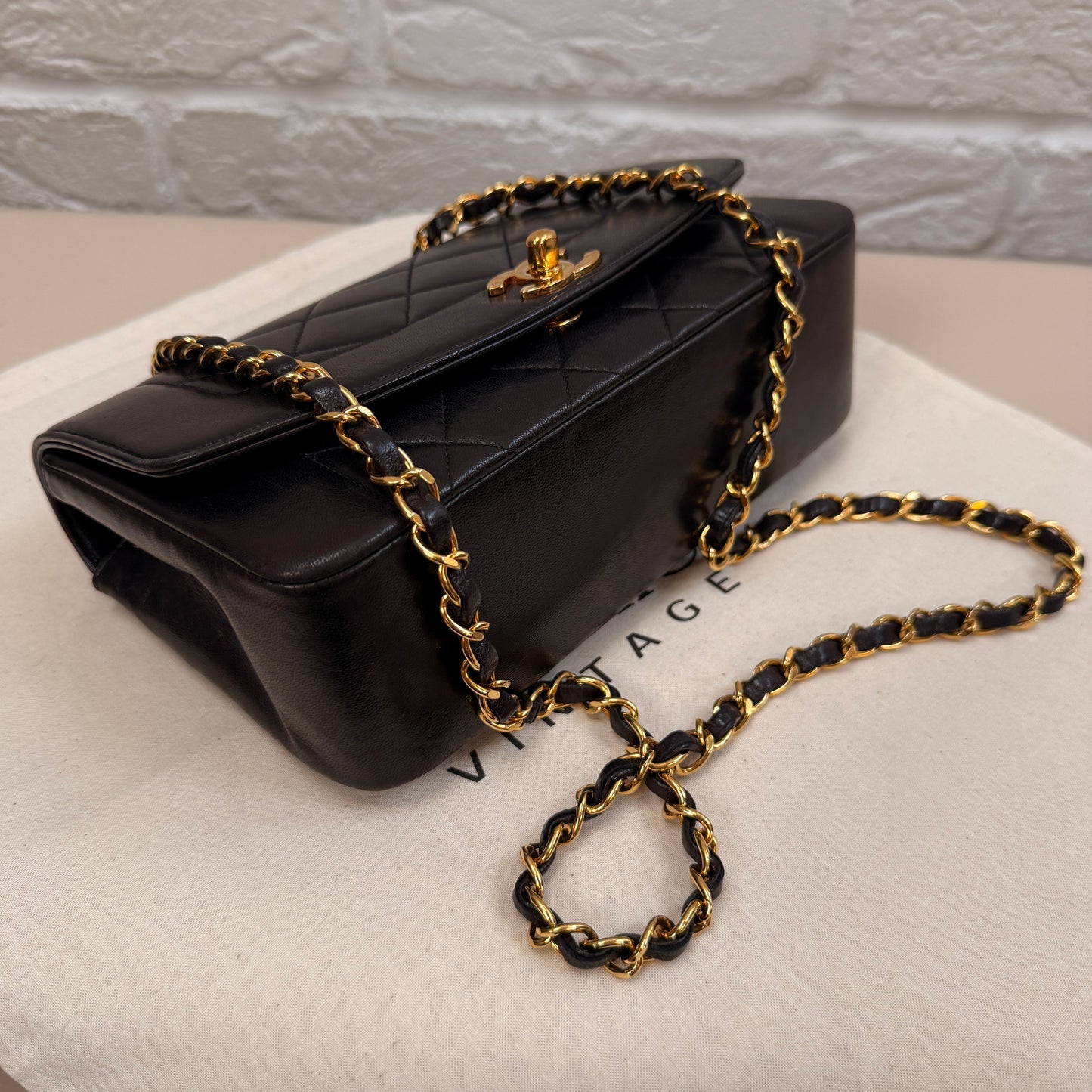 Chanel 1991 Vintage Classic Diana Small