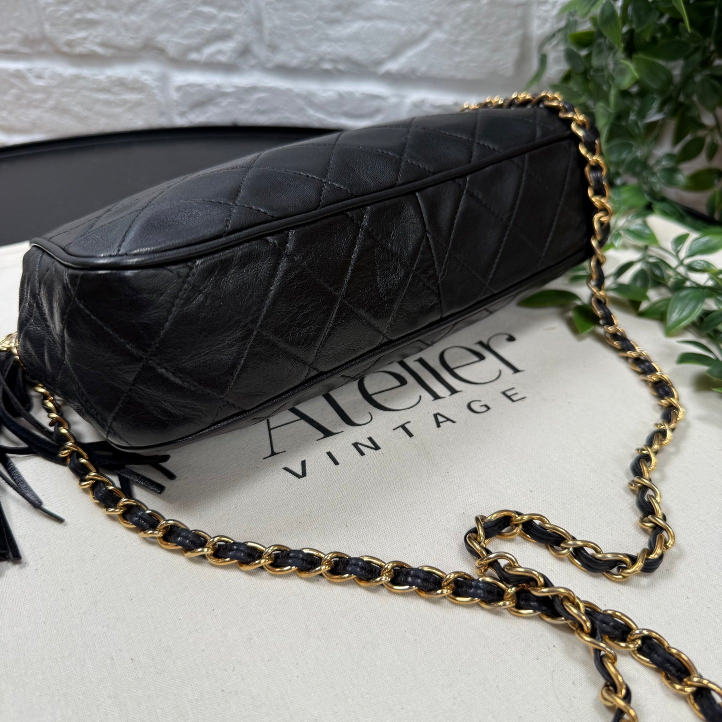 Chanel 1989 Chanel Two Way Top Handle & Cross Body Zip Top