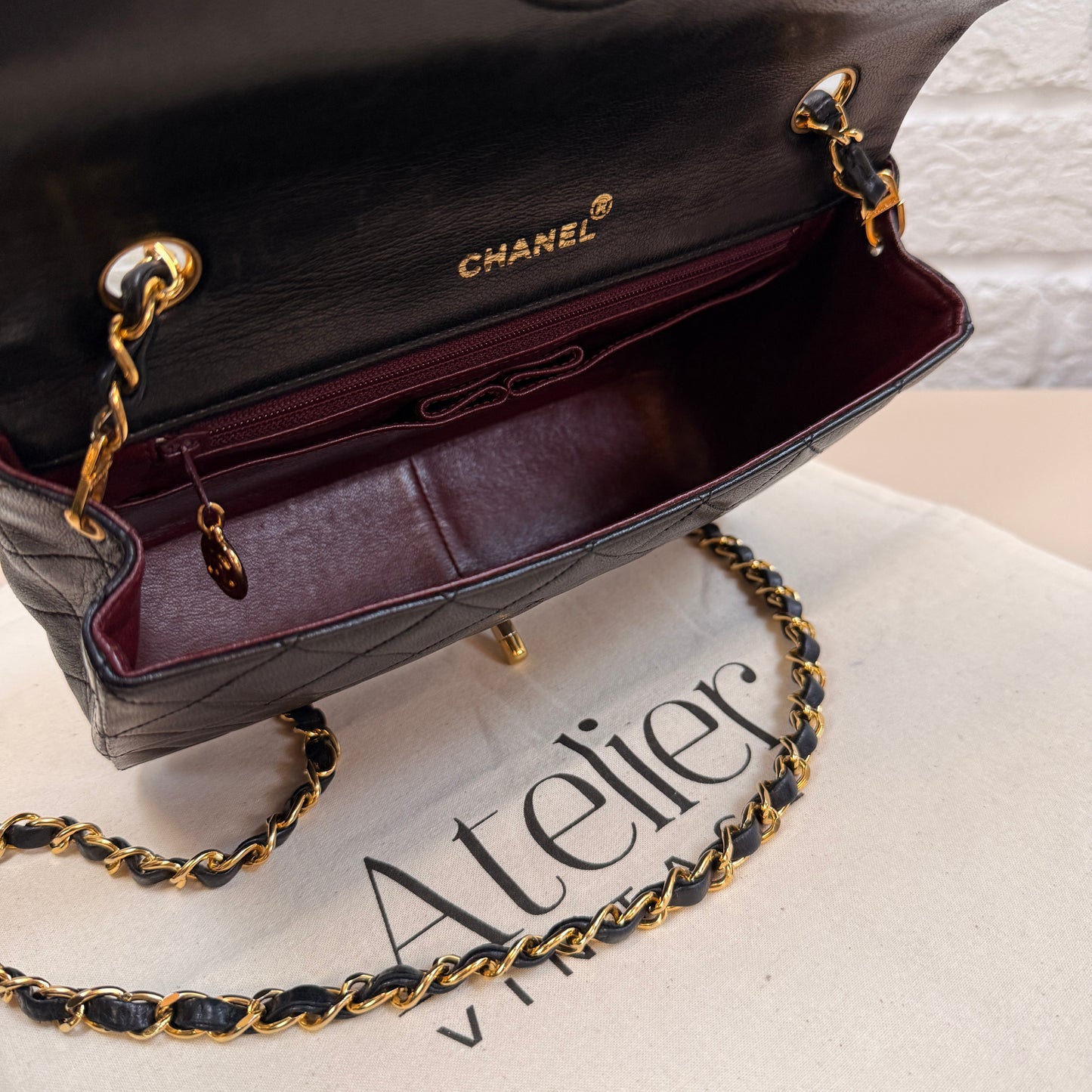 Chanel 1989 Classic Medium Rectangle Full Flap