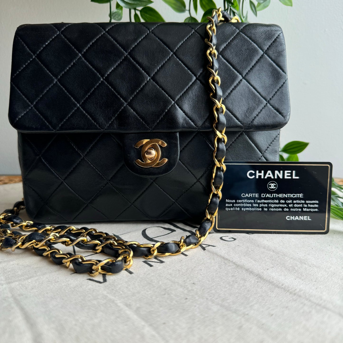 Chanel 1991 Classic Square Single Flap Medium