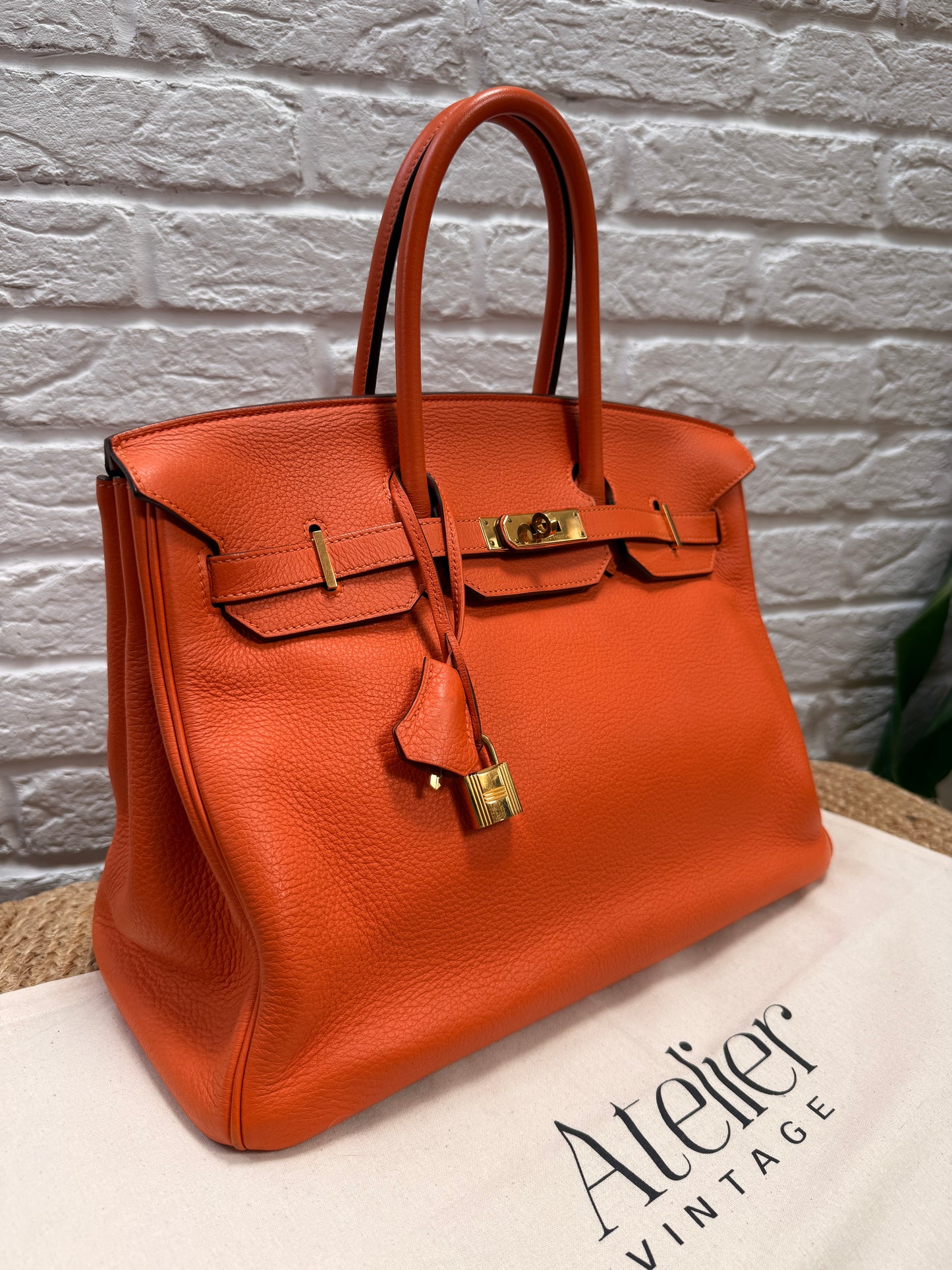 Hermes Birkin 35 Clemence Leather 2011