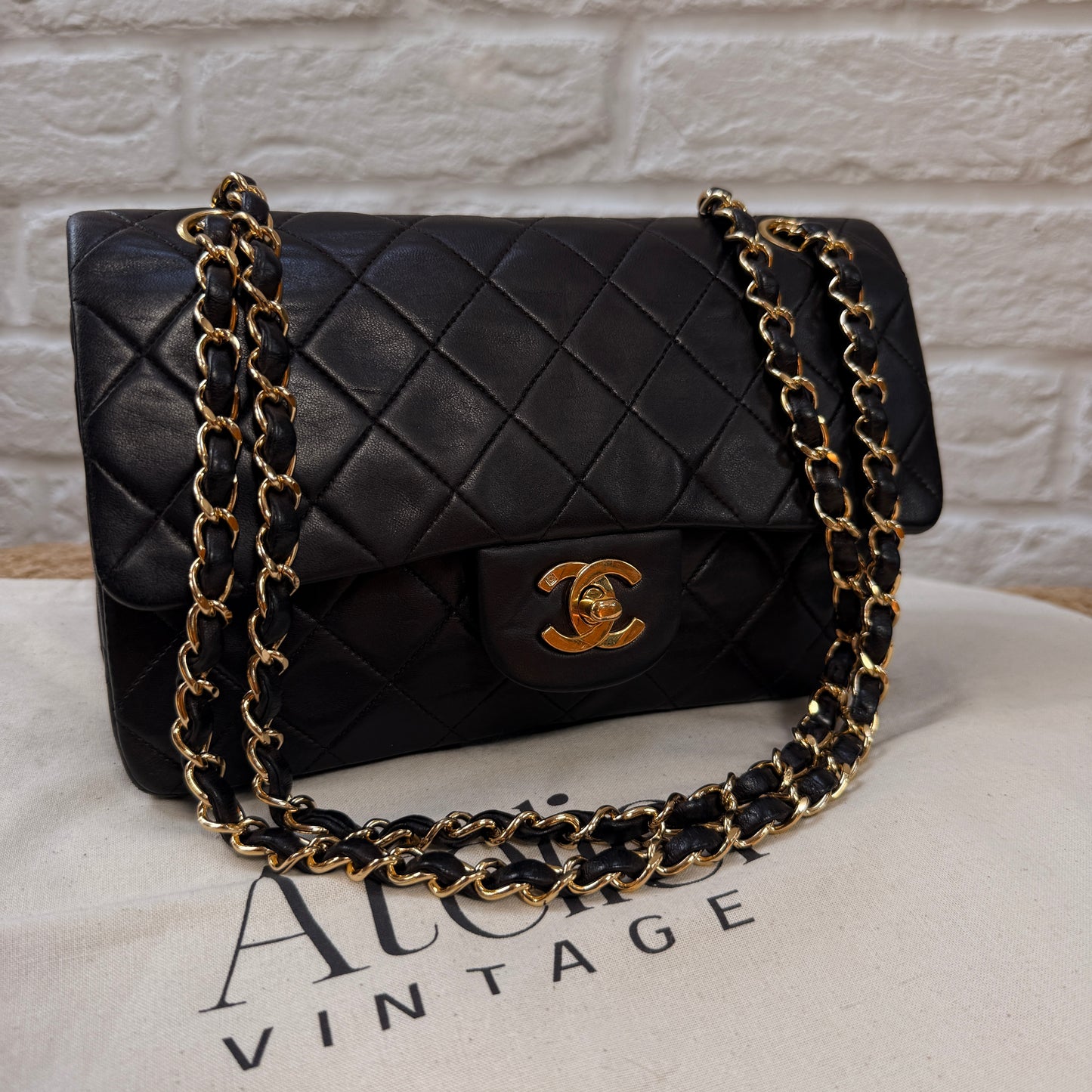 Chanel 1994 Black Classic Double Flap Small