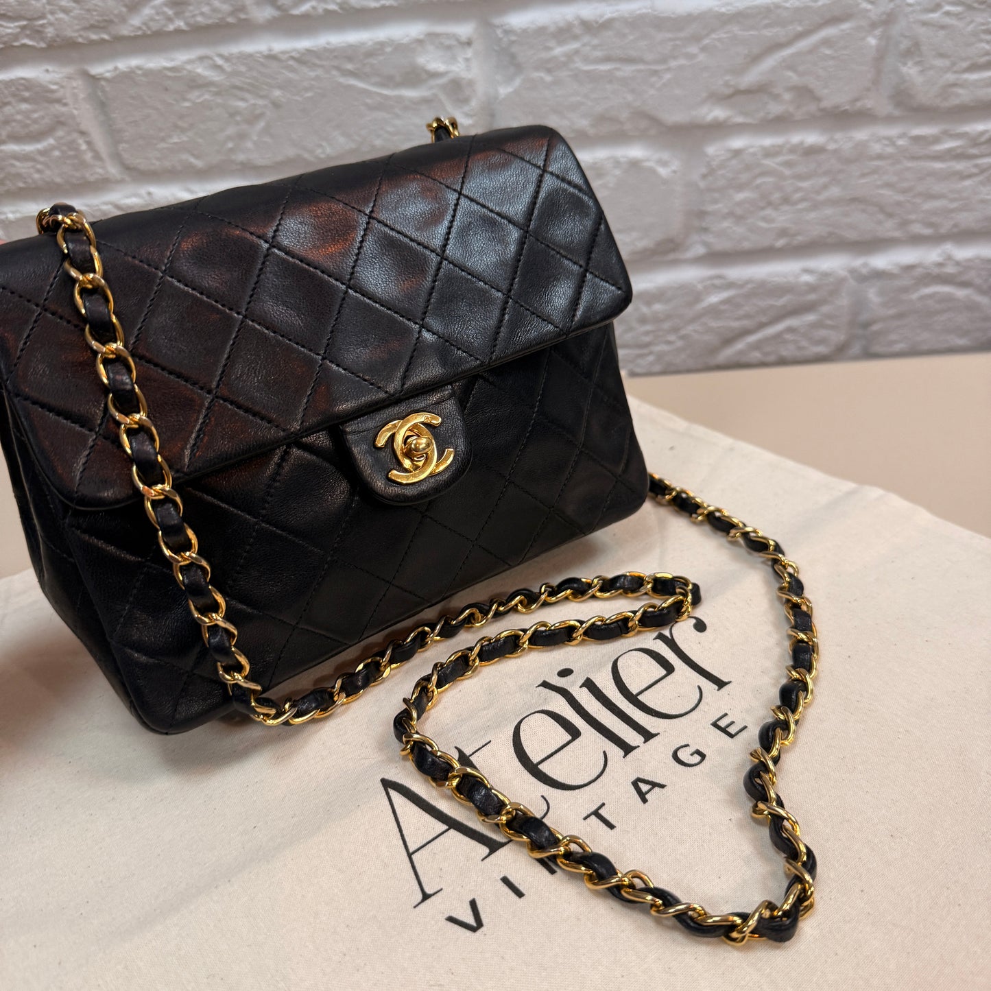 Chanel 1991 Classic Square Single Flap Medium