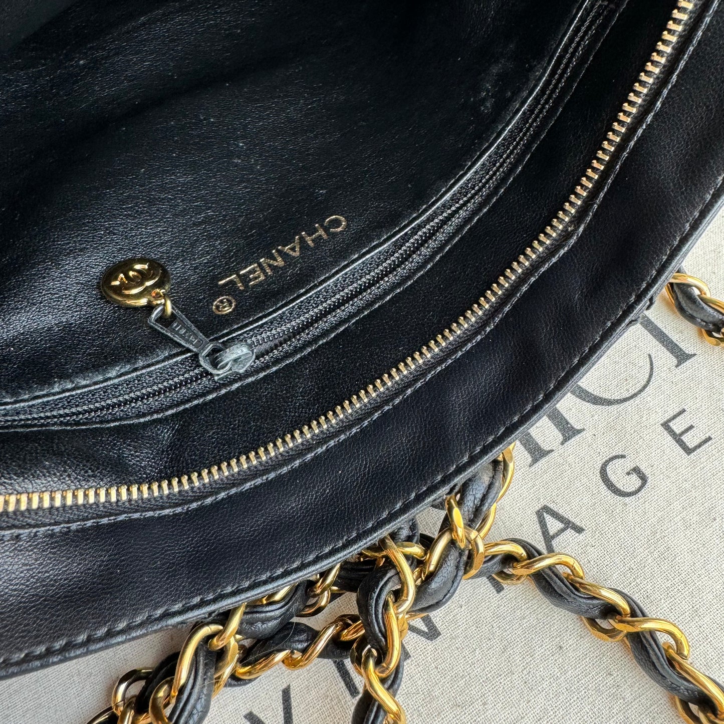 Chanel 1997 Quilted Tassel Cross Body Bag