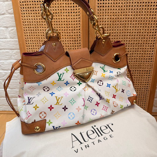 Louis Vuitton 2003 Murakami White Multi Color Ursula