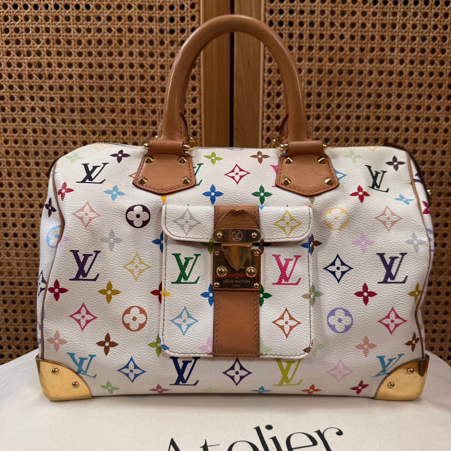 Louis Vuitton 2006 Original Murakami white speedy 30