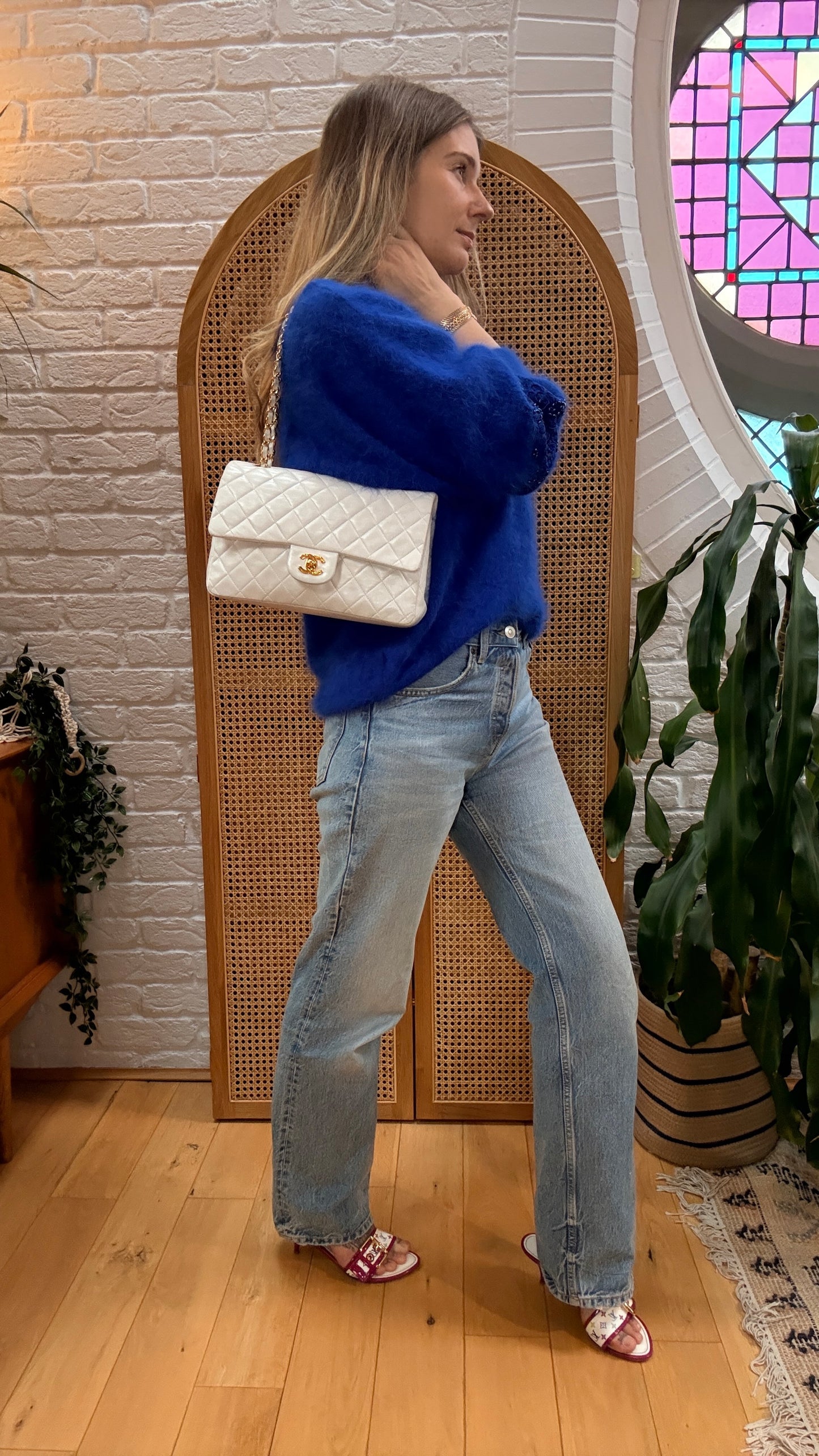 Chanel Rare 1989 Classic Double Flap Medium in Ivory
