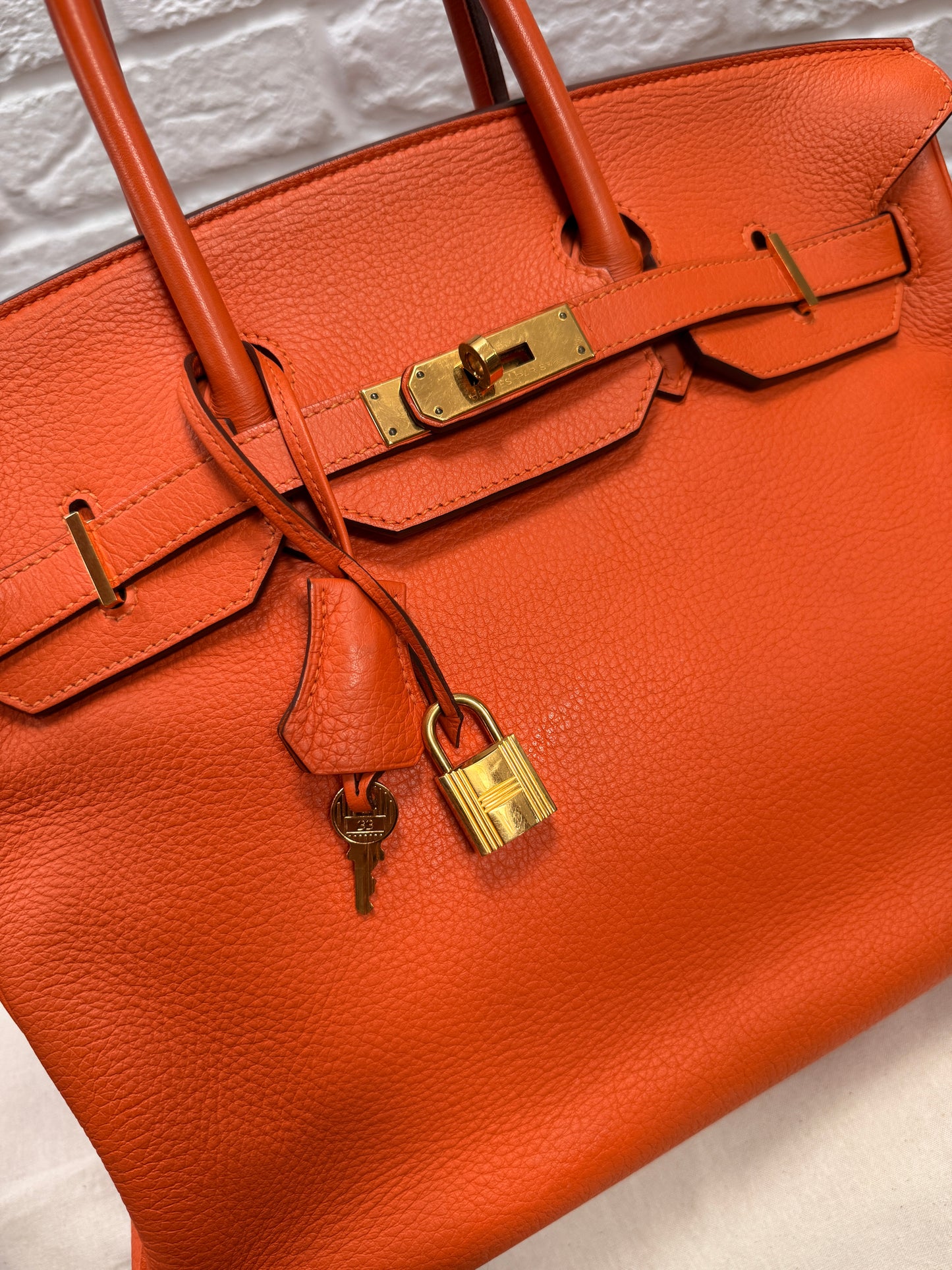 Hermes Birkin 35 Clemence Leather 2011