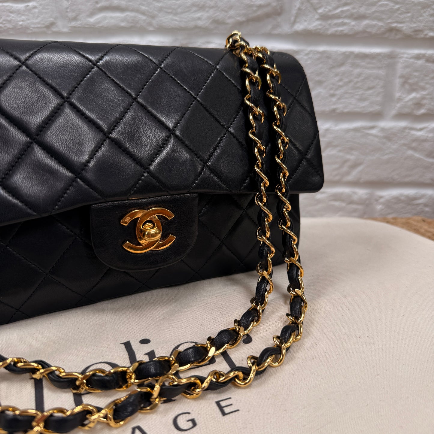 Chanel 1989 Black Classic Double Flap Small
