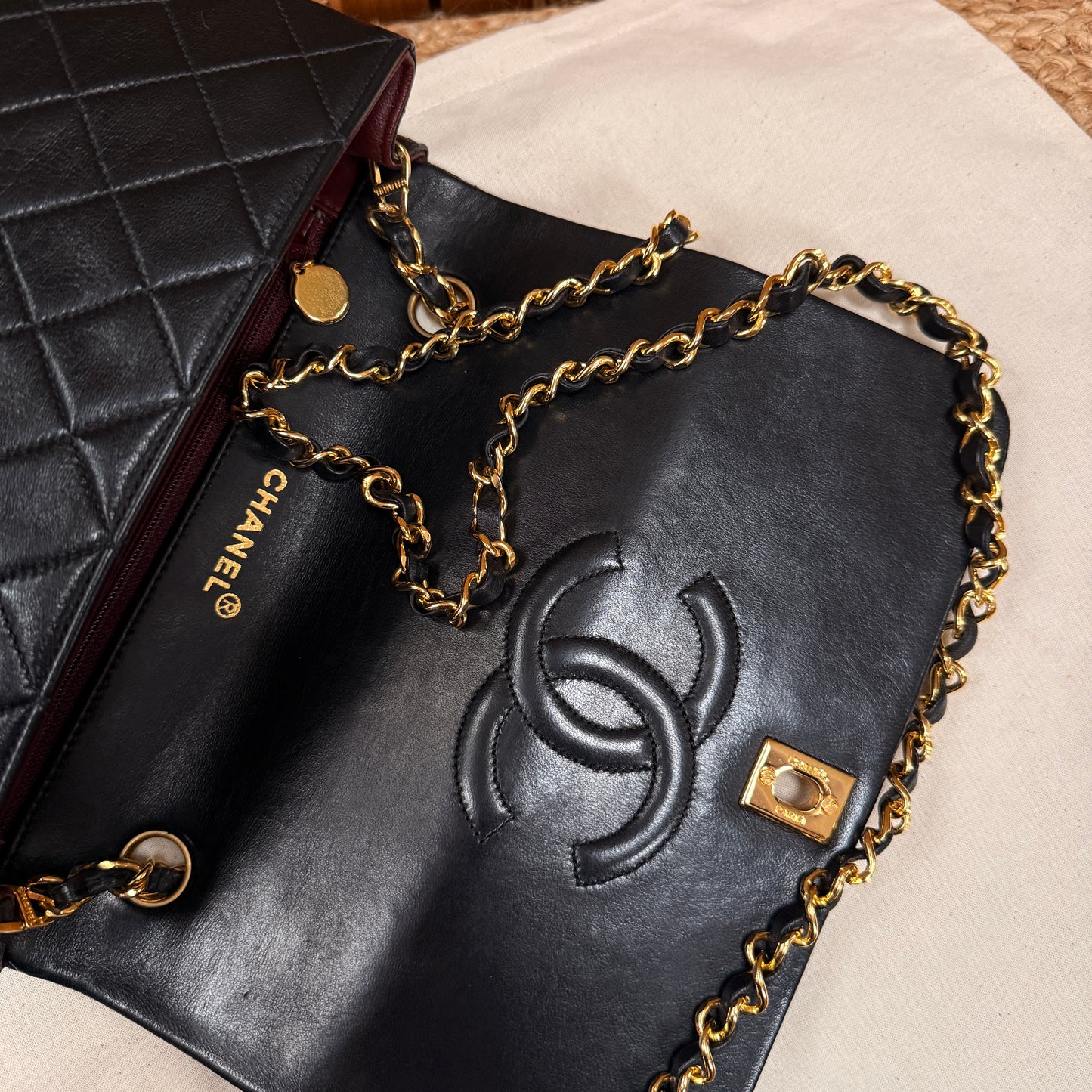 Chanel 1989 Classic Medium Rectangle Full Flap