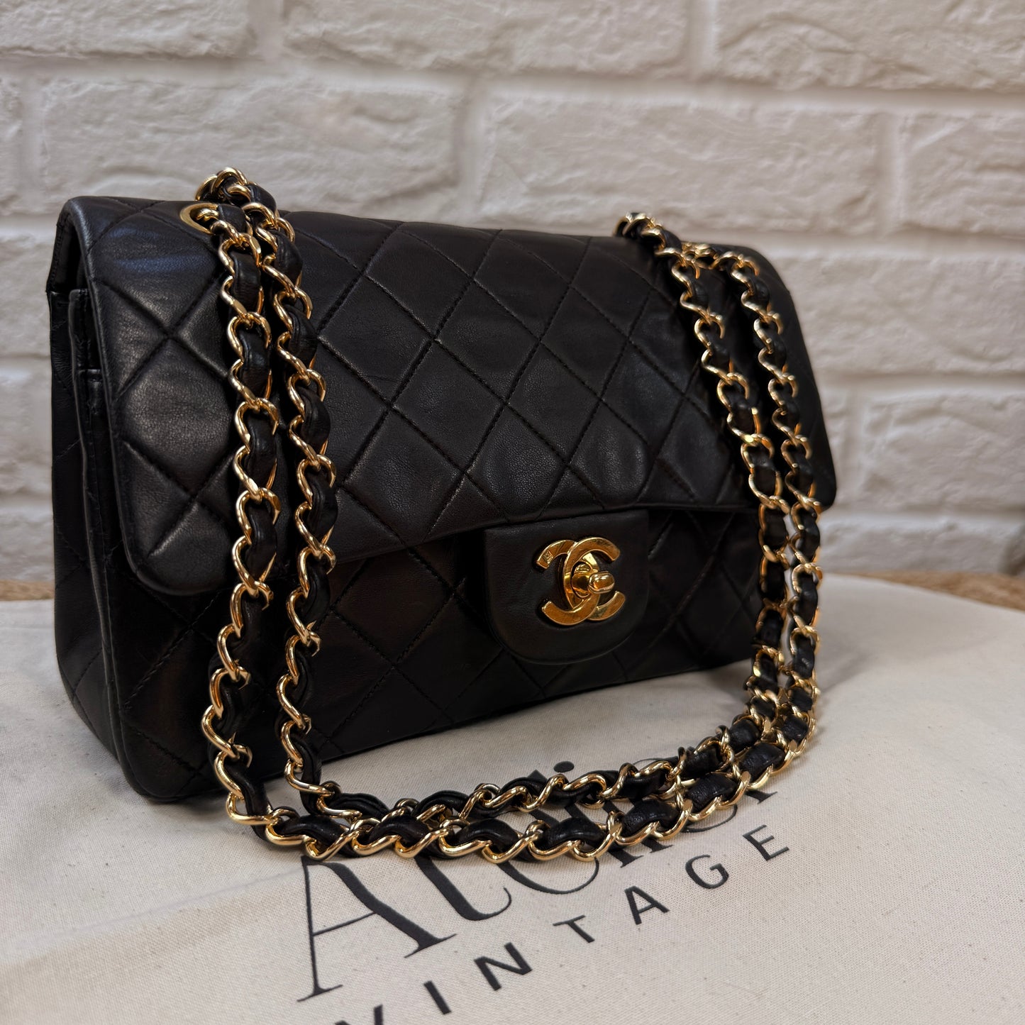 Chanel 1994 Black Classic Double Flap Small
