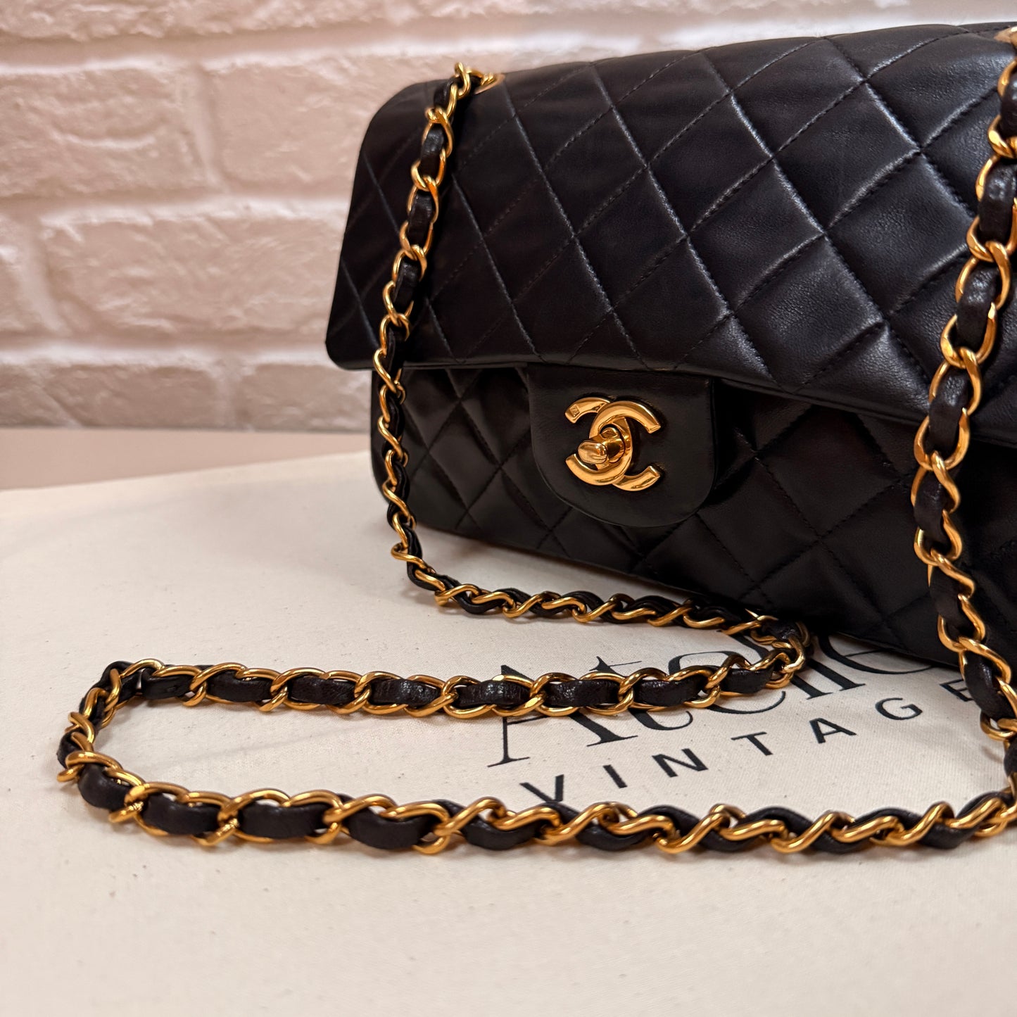 Chanel 1994 Black Classic Double Flap Small