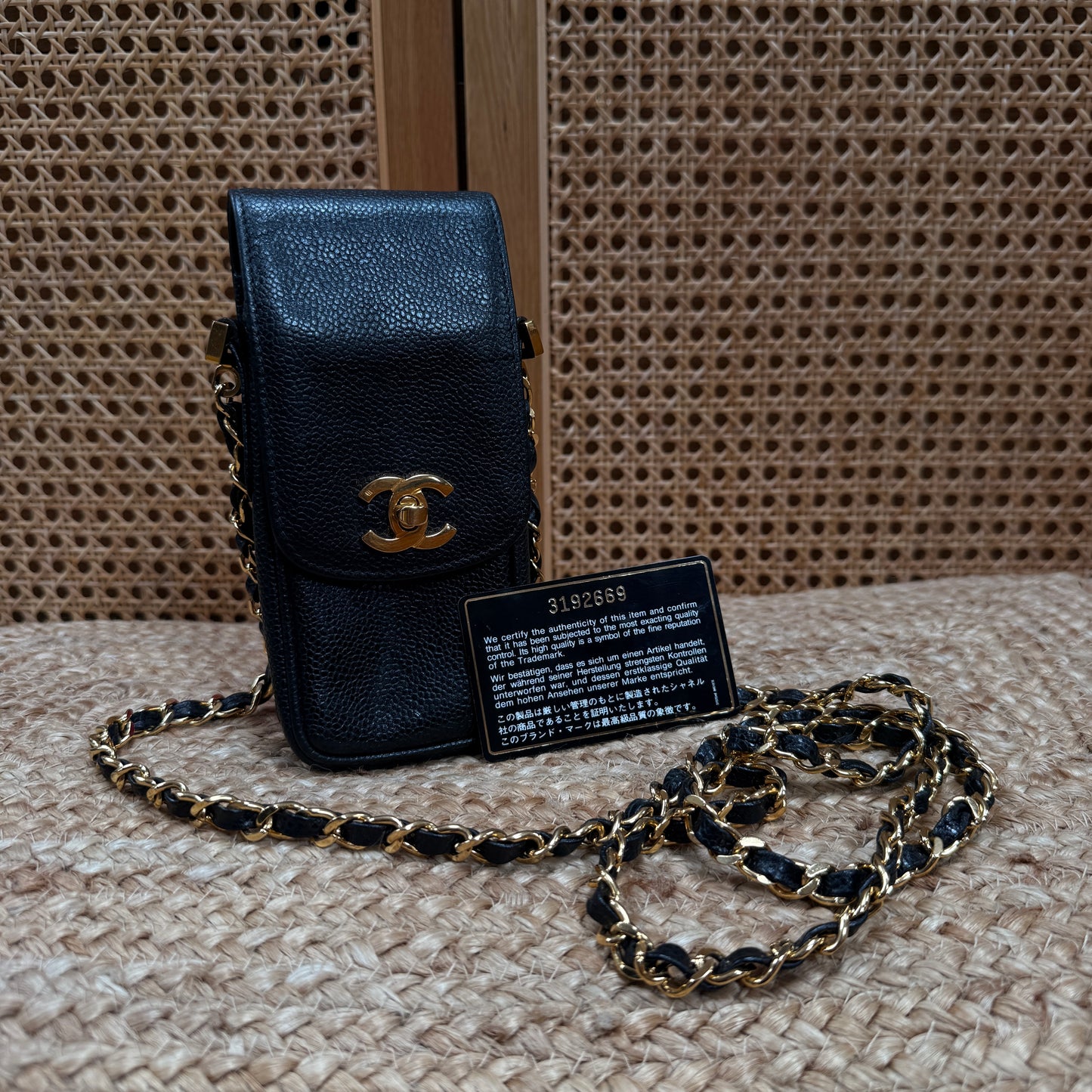 Chanel 1994 Caviar Pochette - Black Caviar Leather & 24k gold hardware
