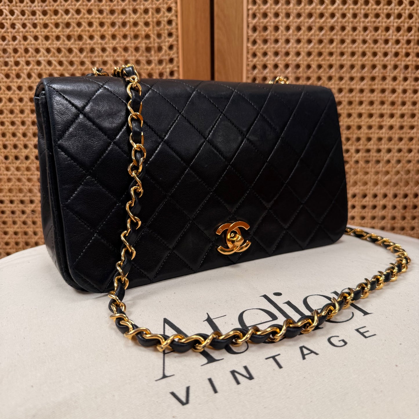 Chanel 1989 Classic Medium Rectangle Full Flap