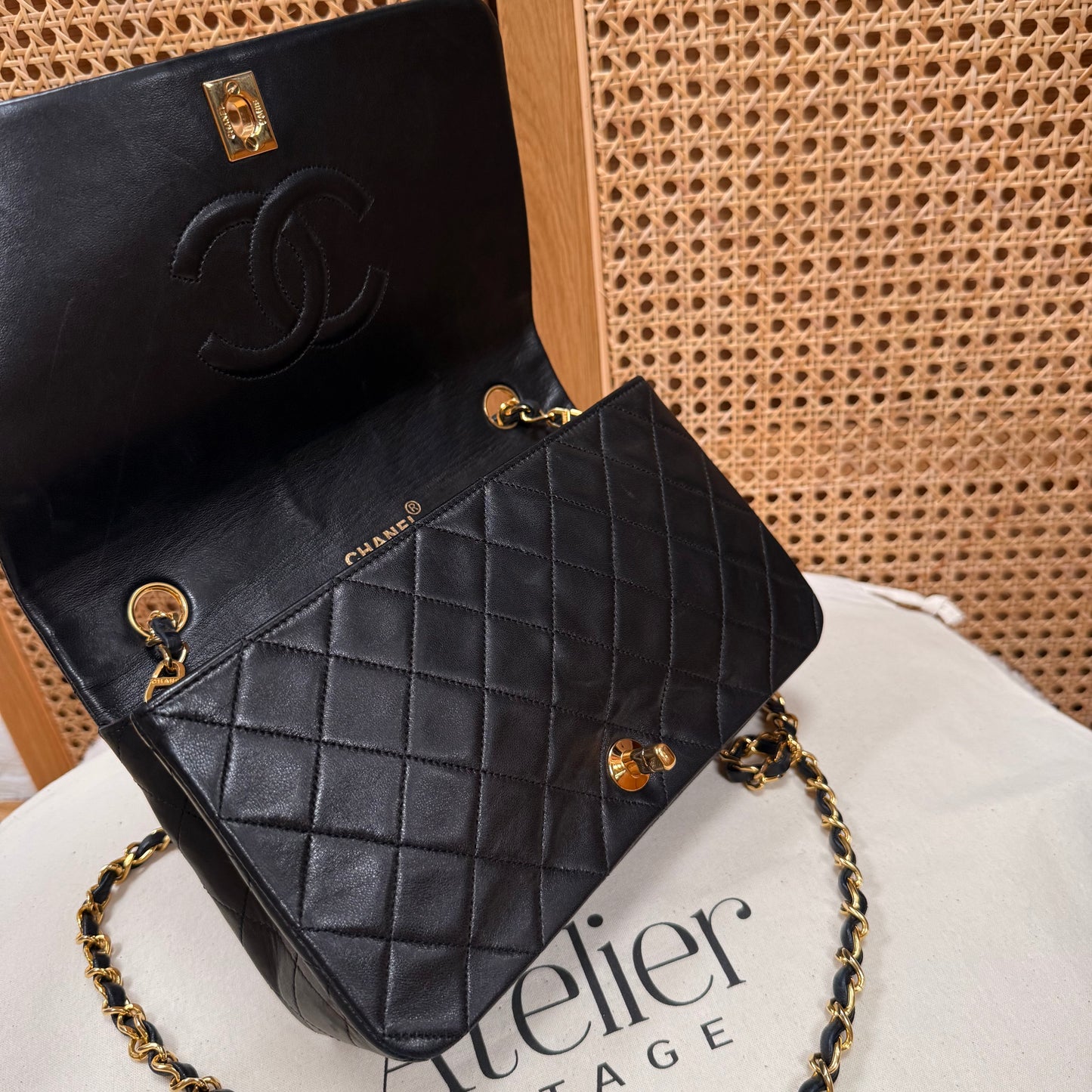 Chanel 1989 Classic Medium Rectangle Full Flap