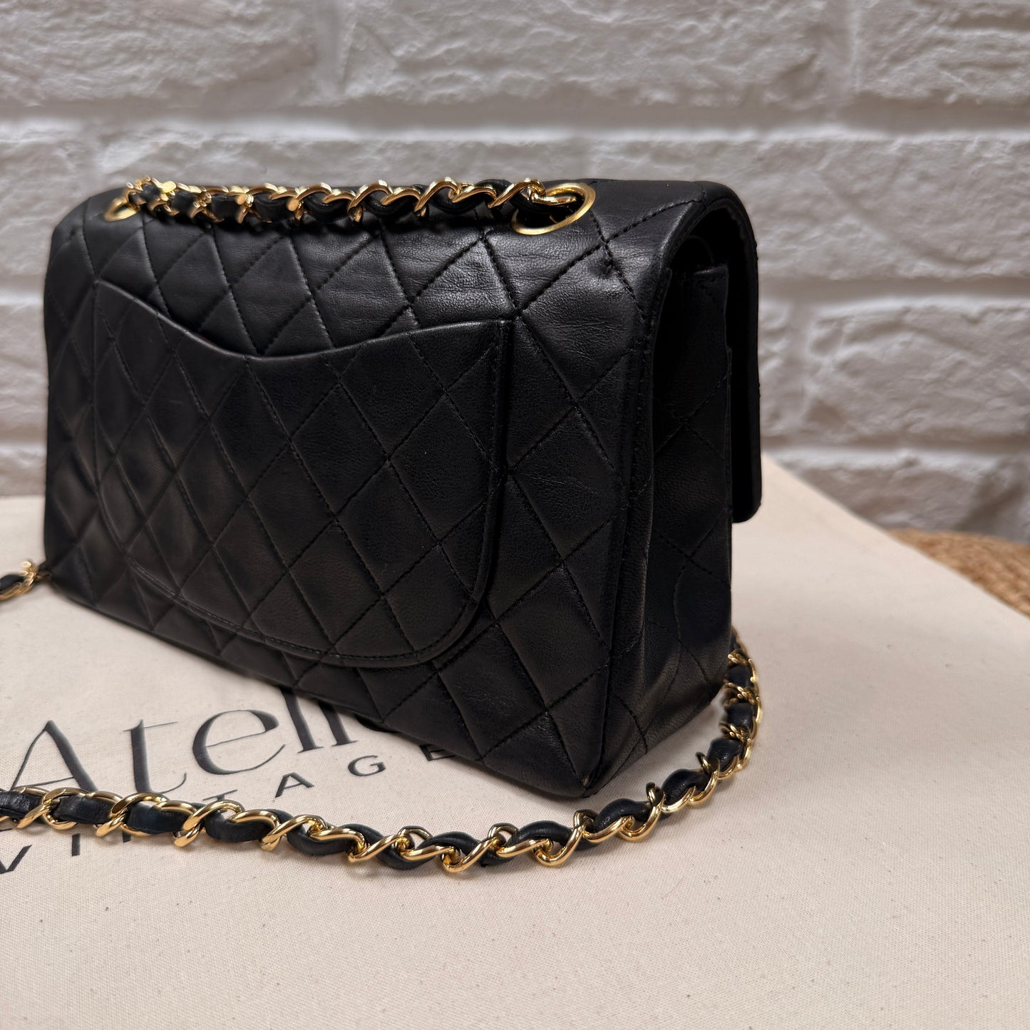 Chanel 1989 Black Classic Double Flap Small